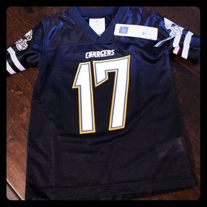 NWT Chargers  Phillip Rivers jersey kids SZ XS 4/5